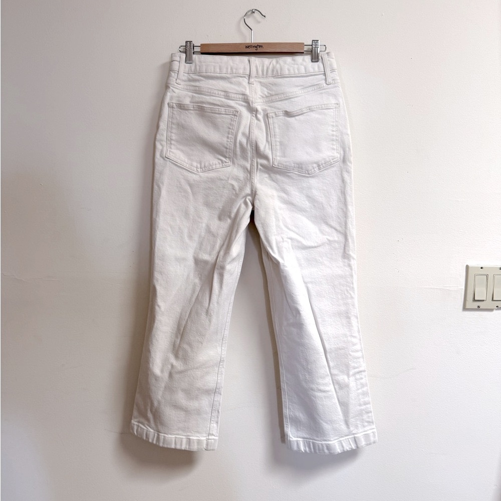 Boden Cropped Flare Leg Ecru Jeans - Picture 4 of 4